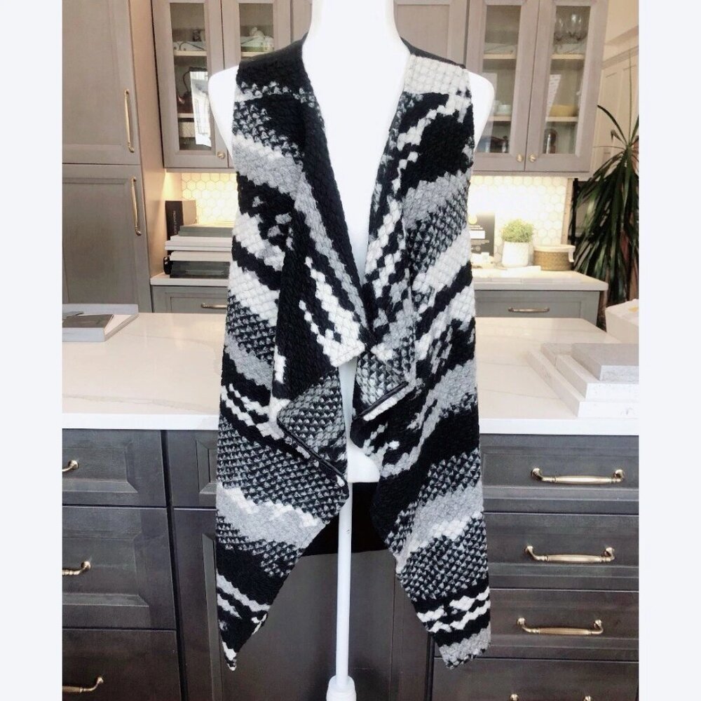 Anthropologie Guest Editor Open Cardigan Vest Swe… - image 2